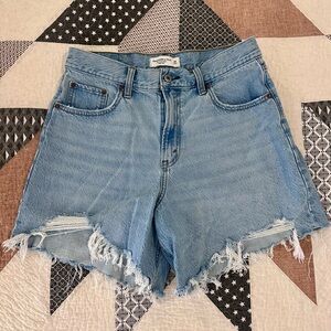 Abercrombie & Fitch Light Blue Jean Shorts